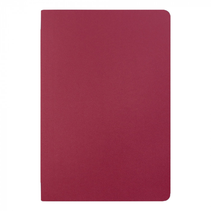 Ежедневник Flexy Velours de soie  А5, бордовый, недатированный, в гибкой обложке