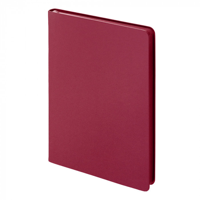 Ежедневник Flexy Velours de soie  А5, бордовый, недатированный, в гибкой обложке