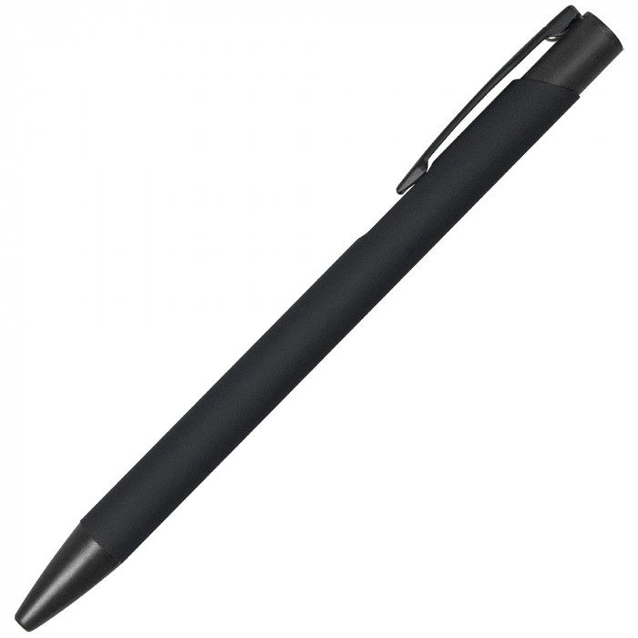 Ручка шариковая Legend Soft Touch Monochrome Requis, черная