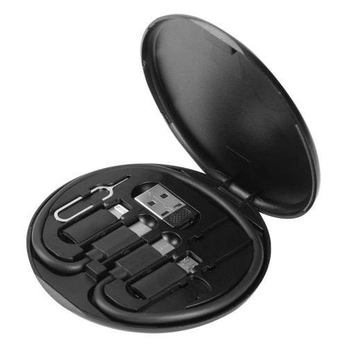 Кабель зарядный выдвижной USB Light Sound 60W 3-в-1 на Lightning, Micro-USB, Type-C «U50» 2,4 A, Quick Charge в пластиковом футляре, черный Кабель зарядный выдвижной USB Light Sound 60W 3-в-1 на Lightning, Micro-USB, Type-C «U50» 2,4 A, Quick Charge в пластиковом футляре, черный