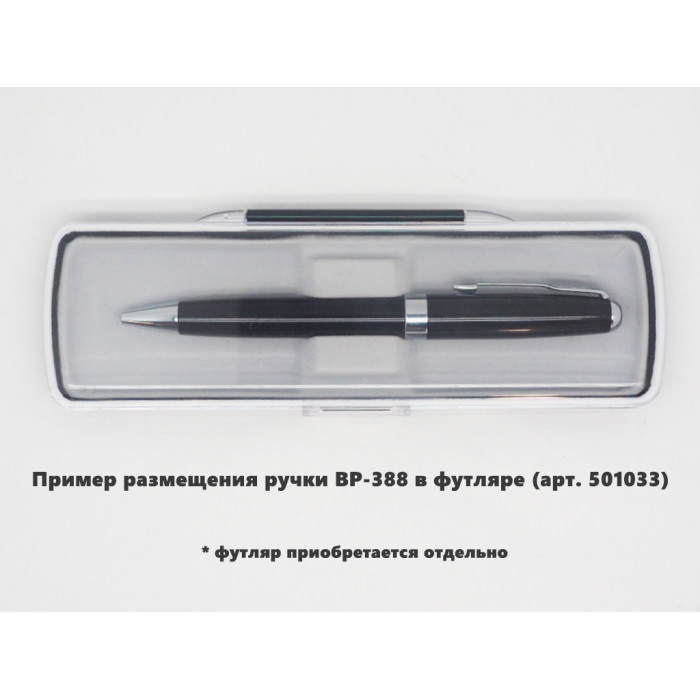 Ручка шариковая Grand Universal, металлическая, черная/серебристая