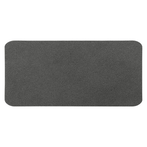 Шеврон Rectangle NUBA размер 60*30 мм, темно-серый, со скругленными углами