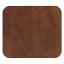 Шеврон Rectangle Smooth Leather размер 40*35 мм, коричневый, со скругленными углами Шеврон Rectangle Smooth Leather размер 40*35 мм, коричневый, со скругленными углами