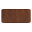 Шеврон Rectangle Smooth Leather размер 60*30 мм, коричневый, со скругленными углами Шеврон Rectangle Smooth Leather размер 60*30 мм, коричневый, со скругленными углами