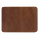 Шеврон Rectangle Smooth Leather размер 50*70 мм, коричневый, со скругленными углами Шеврон Rectangle Smooth Leather размер 50*70 мм, коричневый, со скругленными углами