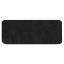 Шеврон Rectangle Smooth Leather размер 50*20 мм, черный, со скругленными углами