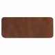 Шеврон Rectangle Smooth Leather размер 50*20 мм, коричневый, со скругленными углами Шеврон Rectangle Smooth Leather размер 50*20 мм, коричневый, со скругленными углами