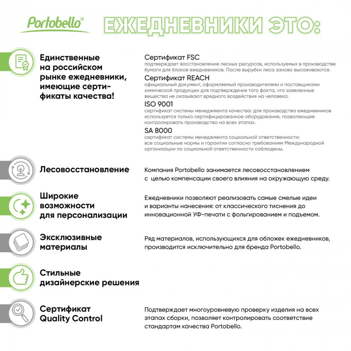 Ежедневник Стар (Star) недатированный, серый (с упаковкой, со стикерами)