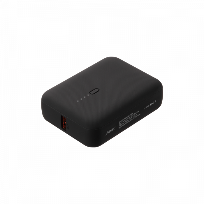 Внешний аккумулятор с функцией быстрой зарядки Формула (Formula) 10000 mAh, черный