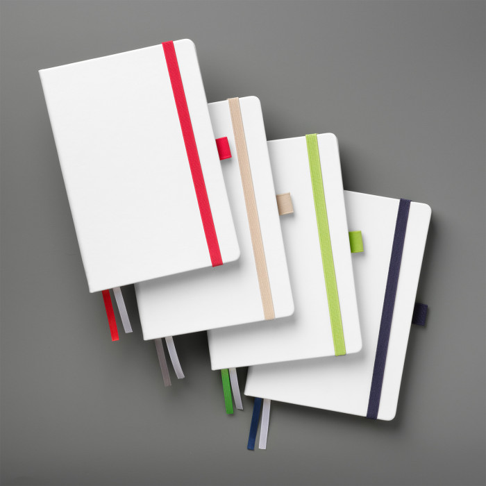 Ежедневник Арктик (Arctic) недатированный, белый/серый