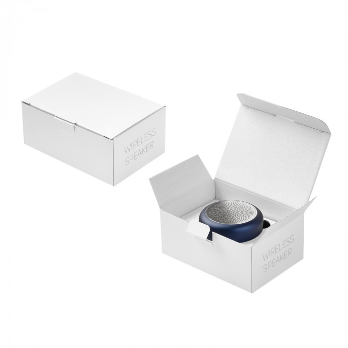 Беспроводная колонка Пэшн (Passion) 80dB 600 mAh (Bluetooth 5.0), синяя