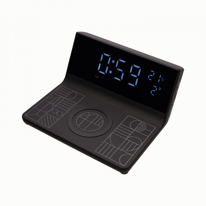 Зарядная станция с часами 15W Зенит (Zenith)