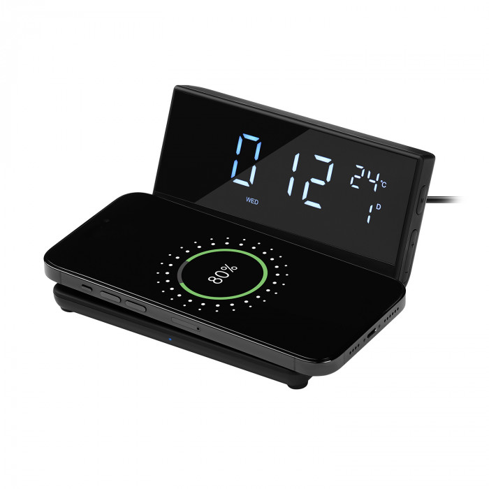 Зарядная станция с часами 15W Зенит (Zenith)