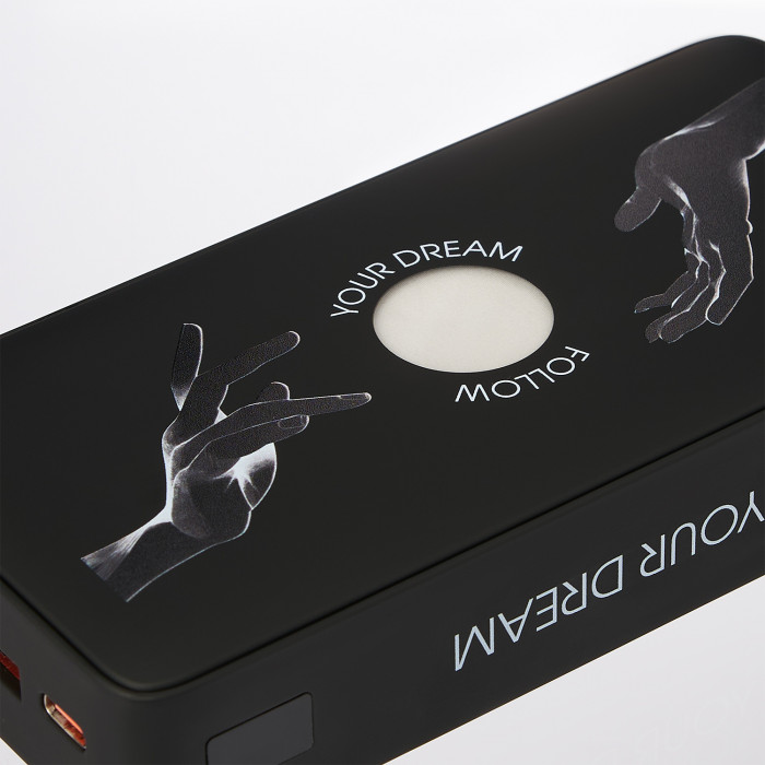 Внешний аккумулятор с подсветкой Анкор Плюс PD (Ancor PD Plus) 20000 mAh, черный