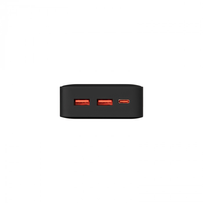 Внешний аккумулятор с подсветкой Анкор Плюс PD (Ancor PD Plus) 20000 mAh, черный