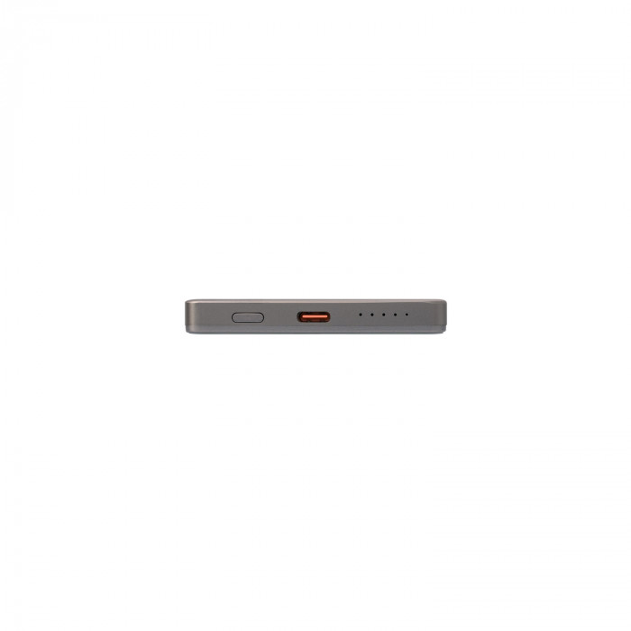 Внешний аккумулятор Оникс PD (Onyx PD) 5000mAh с функцией беспроводной зарядки 15W, серый