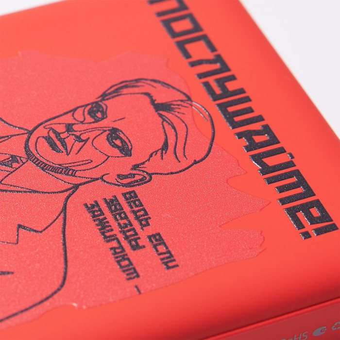 Внешний аккумулятор Ларго PD (Largo PD) 5000mAh с функцией беспроводной зарядки 15W, красный