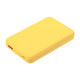 Внешний аккумулятор Ларго PD (Largo PD) 5000mAh с функцией беспроводной зарядки 15W, желтый