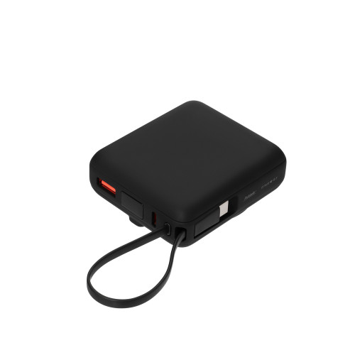 Внешний аккумулятор с подсветкой Риттер PD (Ritter PD) 10000mAh с функцией беспроводной зарядки 15W, черный Внешний аккумулятор с подсветкой Риттер PD (Ritter PD) 10000mAh с функцией беспроводной зарядки 15W, черный