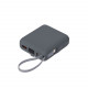 Внешний аккумулятор с подсветкой Риттер PD (Ritter PD) 10000mAh с функцией беспроводной зарядки 15W, серый