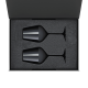 Подарочный набор 2 бокала для вина Блэк Эдишн (Black edition) в черной коробке