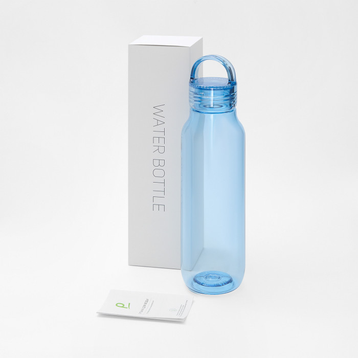 Бутылка для воды Импульс (Impulse), синяя, под полную запечатку