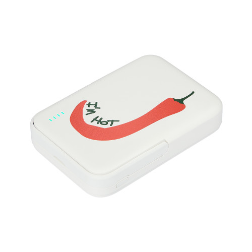 Внешний аккумулятор Юнион PD (Union PD) 10000mAh с функцией беспроводной зарядки 15W, белый Перчик Внешний аккумулятор Юнион PD (Union PD) 10000mAh с функцией беспроводной зарядки 15W, белый Перчик