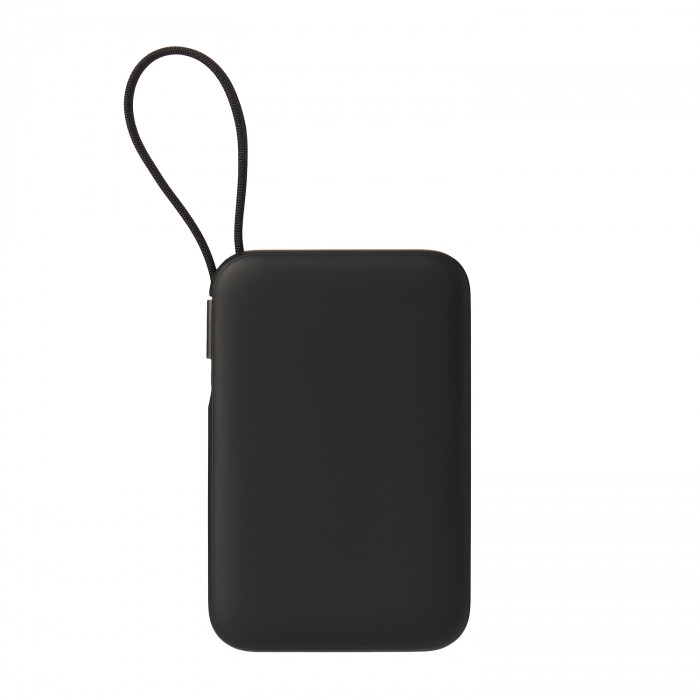 Внешний аккумулятор Комбо (Combo) 4-в-1 10000mAh с функцией беспроводной зарядки 15W, черный