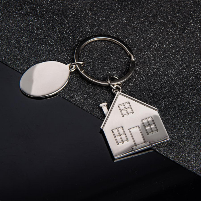 Брелок SILV HOME, 3,97 x 3,3 x 0,3 см, металл