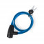 Велозамок с ключом TRIYO, ПВХ, металл, синий Велозамок с ключом TRIYO, ПВХ, металл, синий