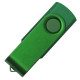 USB flash-карта DOT (32Гб), зеленый, 5,8х2х1,1см, пластик, металл