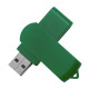 USB flash-карта SWING (8Гб), зеленый, 6,0х1,8х1,1 см, пластик