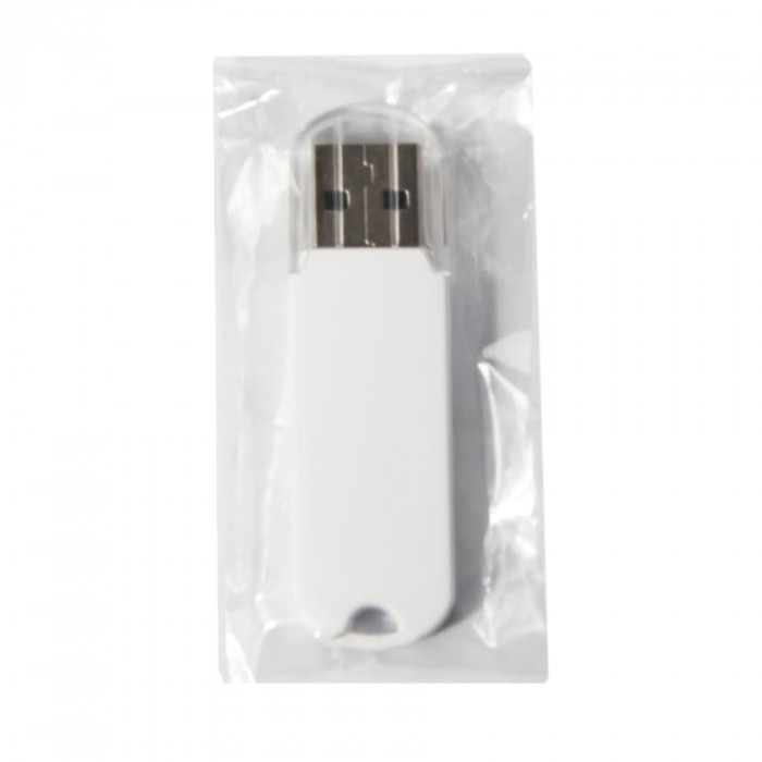 USB flash-карта UNIVERSAL (8Гб), белая, 5,8х1,7х0,6 см, пластик