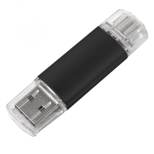 USB flash-карта ASSORTI OTG Type-C (8Гб), черная, 6,3х1,7х0,8 см, металл USB flash-карта ASSORTI OTG Type-C (8Гб), черная, 6,3х1,7х0,8 см, металл