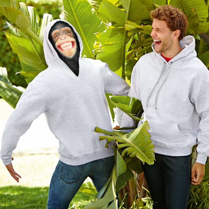 Толстовка Unique Hoodie,  черный_XL, 80% хлопок, 20% полиэстер, 280 г/м2