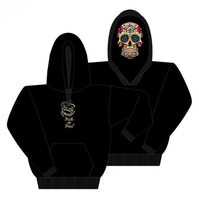 Толстовка Unique Hoodie,  черный_XL, 80% хлопок, 20% полиэстер, 280 г/м2
