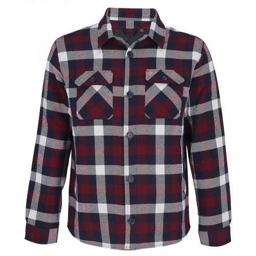 Куртка рубашка мужская NOAH, бордо, XS/S(0),100%хлопок,180 г/м2,подкладка и утеплитель:100%полиэстер Куртка рубашка мужская NOAH, бордо, XS/S(0),100%хлопок,180 г/м2,подкладка и утеплитель:100%полиэстер
