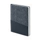 Ежедневник недатированный DENIM, синий, формат А5, блок в линейку