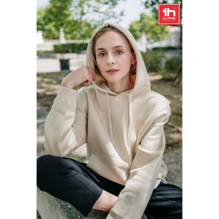 Толстовка мужская с капюшоном PHOENIX, белый, XS, 50% хлопок, 50% полиэстер, плотность 320 г/м2