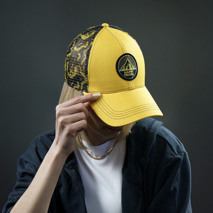 Образец бейсболка CUSTOM MERCH, 6 клиньев, сублим. печать, 100% хлопок, сетка 100% полиэст, 180 г/м2