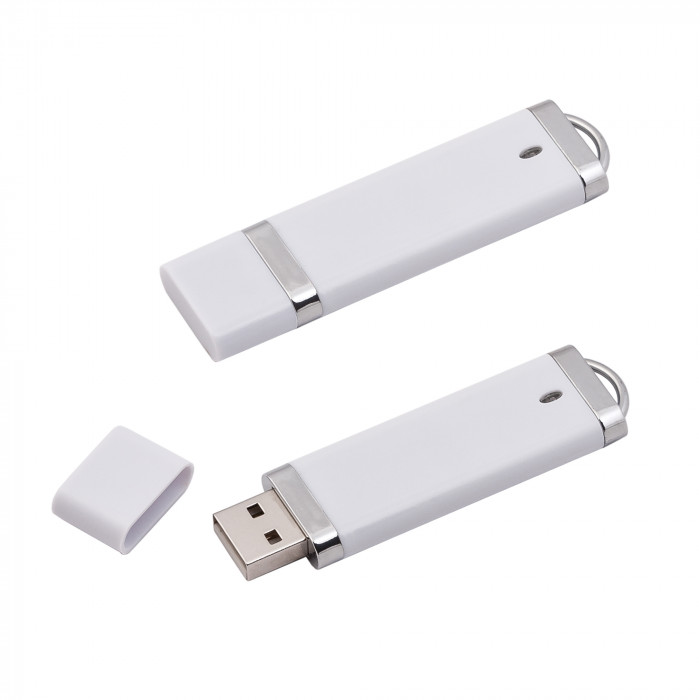 Флеш-карта USB 8GB Абсолют, белая#