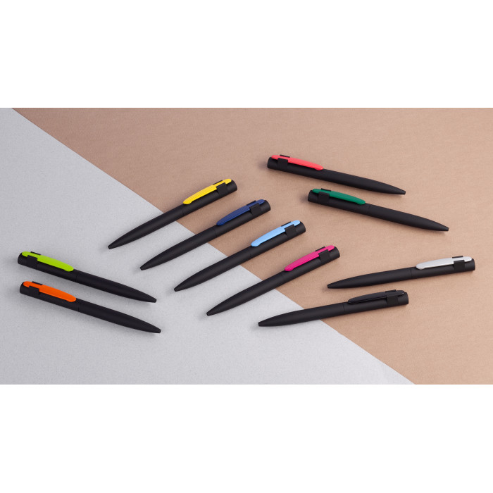 Ручка шариковая Lip, покрытие soft touch