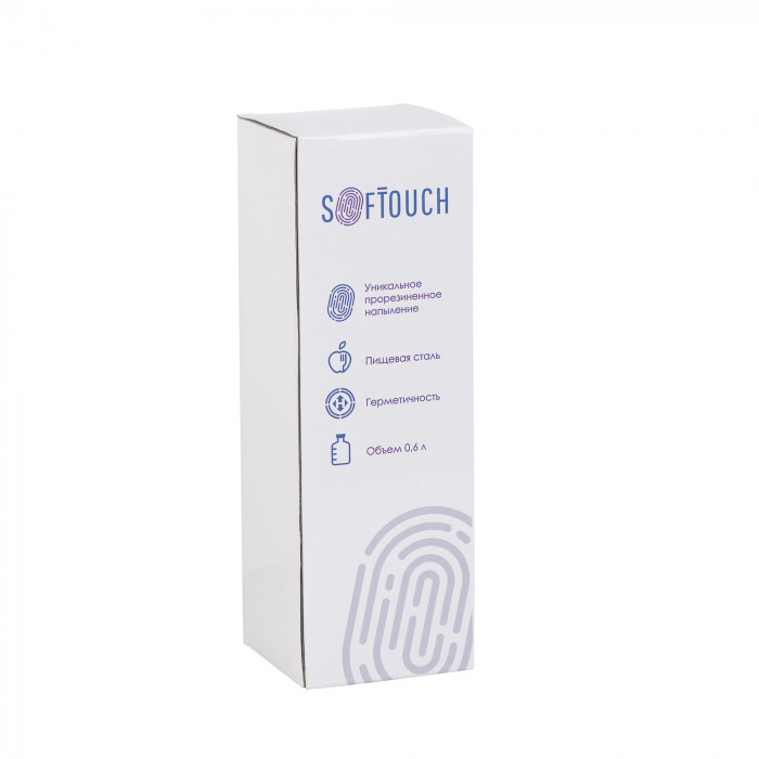 Бутылка для воды Индиана 600 мл, покрытие soft touch