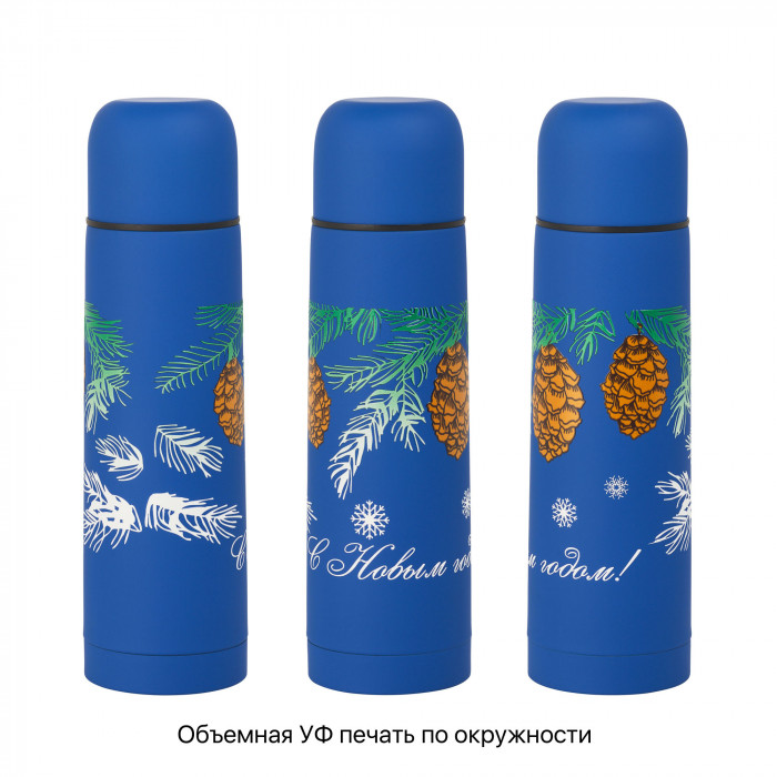 Термос Крит 500 мл, покрытие soft touch