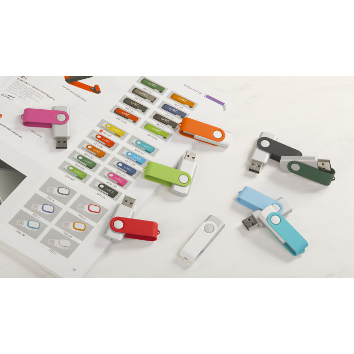 Флеш-карта Vostok, объем памяти 16GB, покрытие soft touch#