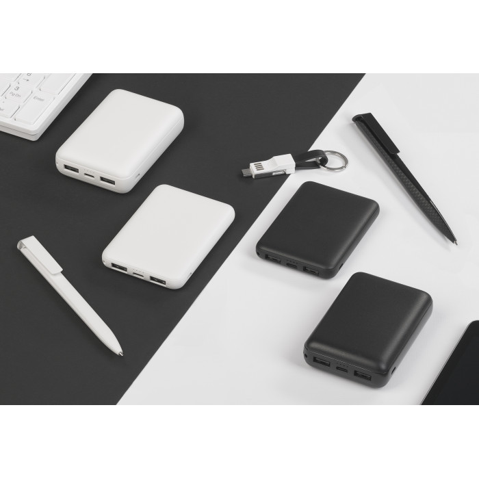 Зарядное устройство Compact, 5000 mAh, белый