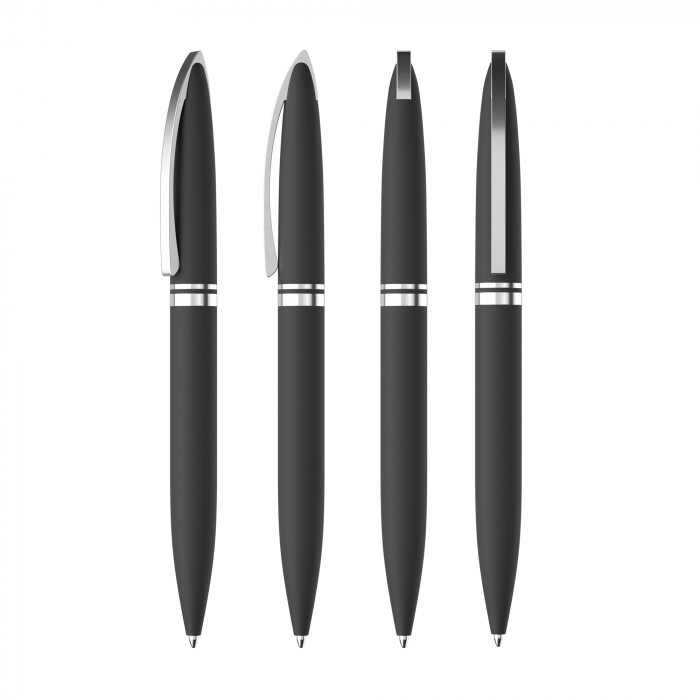 Ручка шариковая Rocket, покрытие soft touch