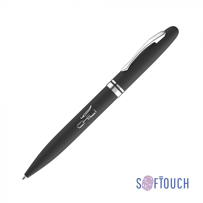 Ручка шариковая Moon, покрытие soft touch
