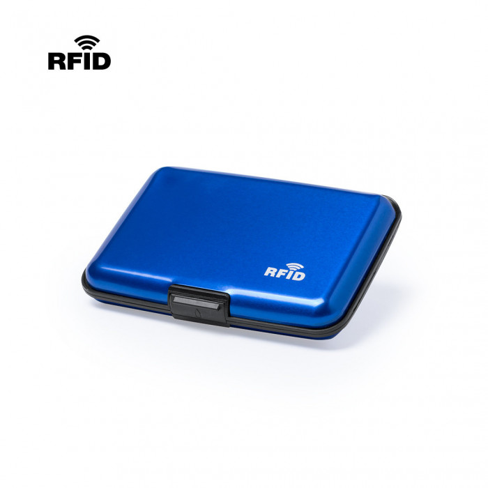 Футляр Trust для банковских карт и визиток с RFID - защитой от считывания данных, серебристый