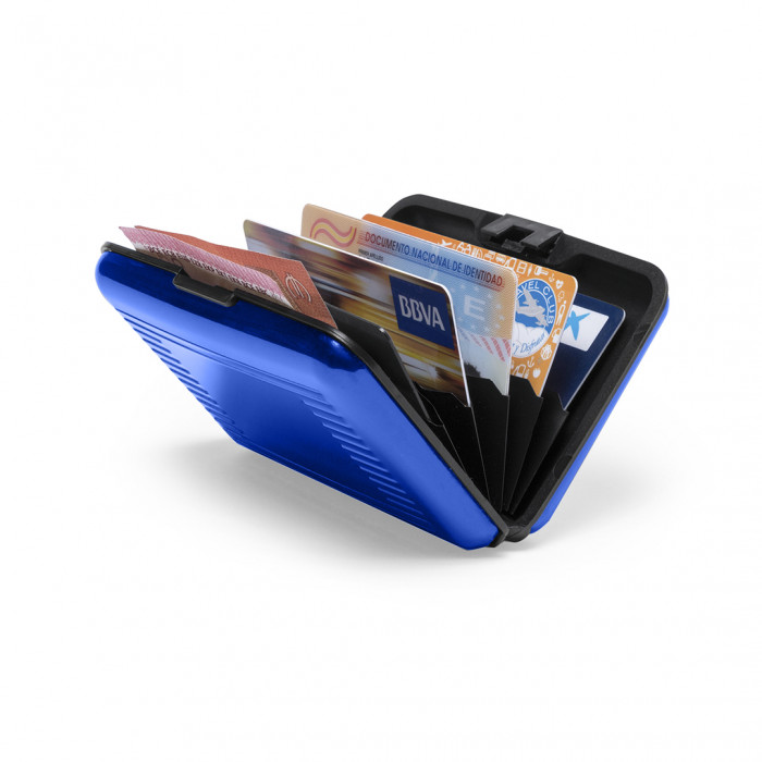 Футляр Trust для банковских карт и визиток с RFID - защитой от считывания данных, серебристый